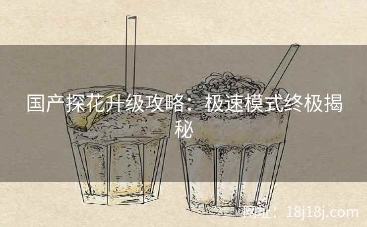 国产探花升级攻略：极速模式终极揭秘