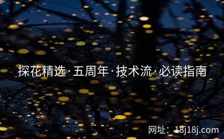 探花精选·五周年·技术流·必读指南 探花精选·五周年·技术流·必读指南