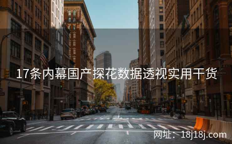 17条内幕国产探花数据透视实用干货 17条内幕国产探花数据透视实用干货
