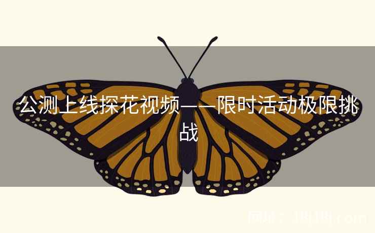公测上线探花视频——限时活动极限挑战