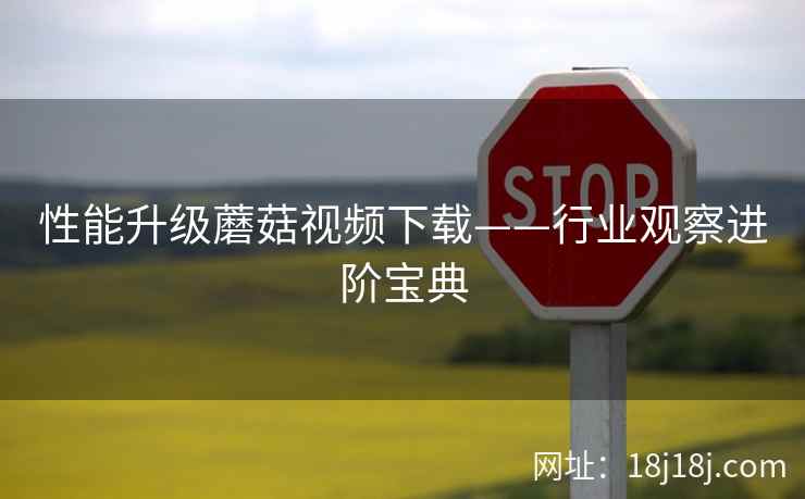 性能升级蘑菇视频下载——行业观察进阶宝典